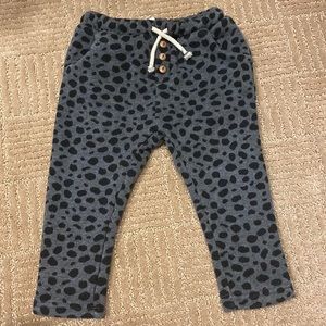 Zara baby girl size 9-12 months animal print joggers